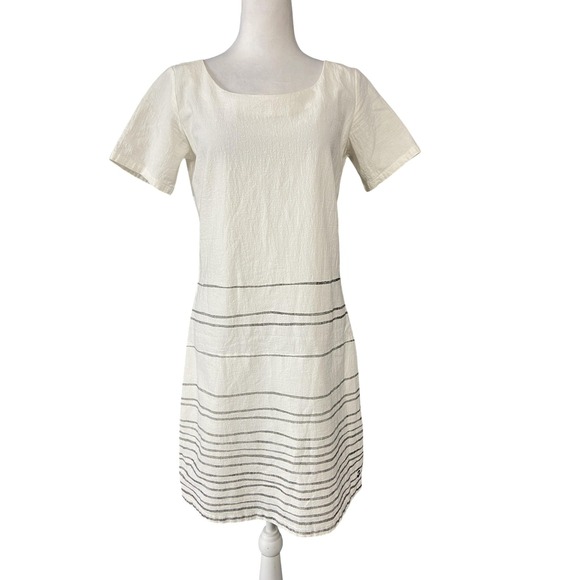Skunkfunk Dress Womens Small Marlene WDR00504 Striped Short Sleeve Casual - Picture 1 of 16
